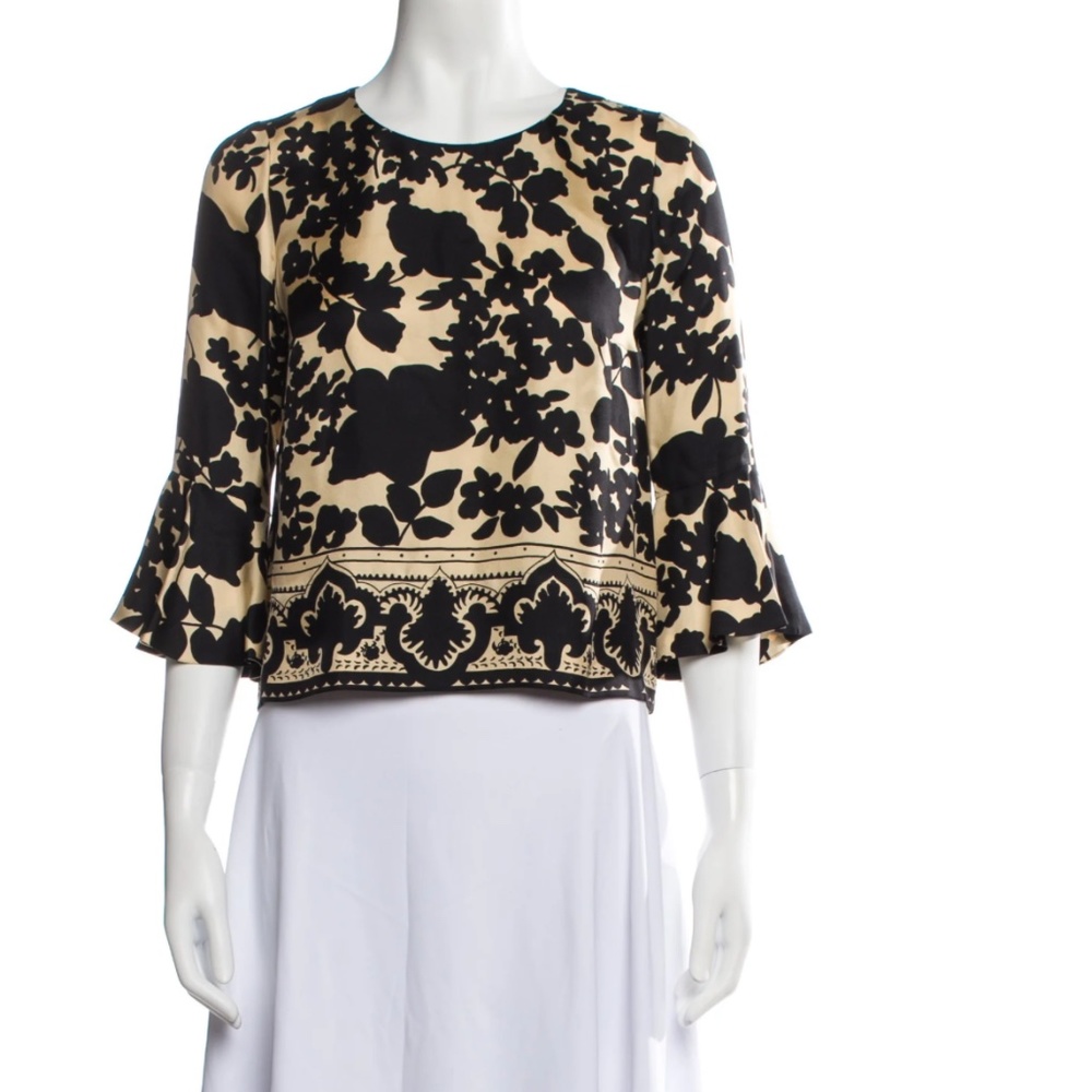 CHLOÉ Silk Floral Print Blouse